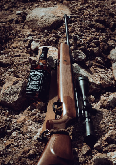 Wood Stock Barrel Air Rifle