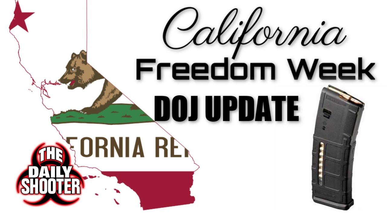 California Freedom Week DOJ Notice to Law Enforcement.