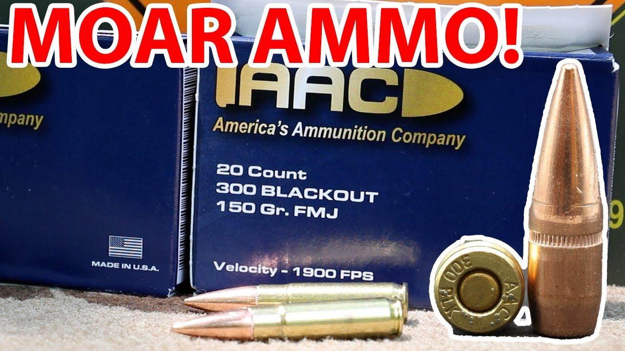 300 Blackout (7.62x35mm), 150gr Fmj, America's Ammunition Company (aac)