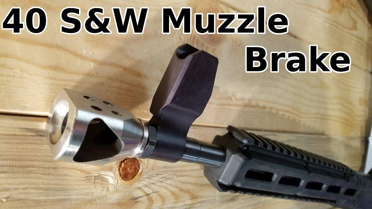 submachine gun muzzle brake