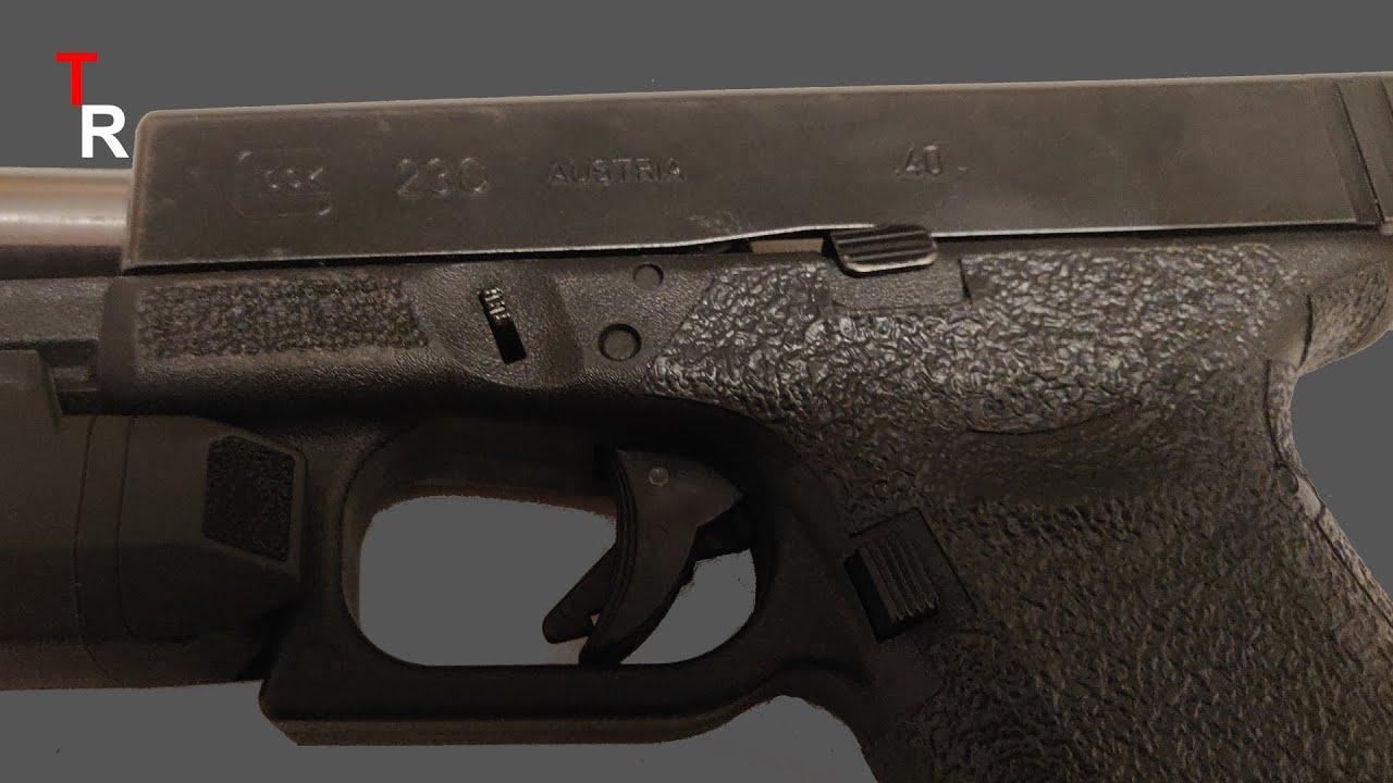So I ended up stippling the Glock after all.