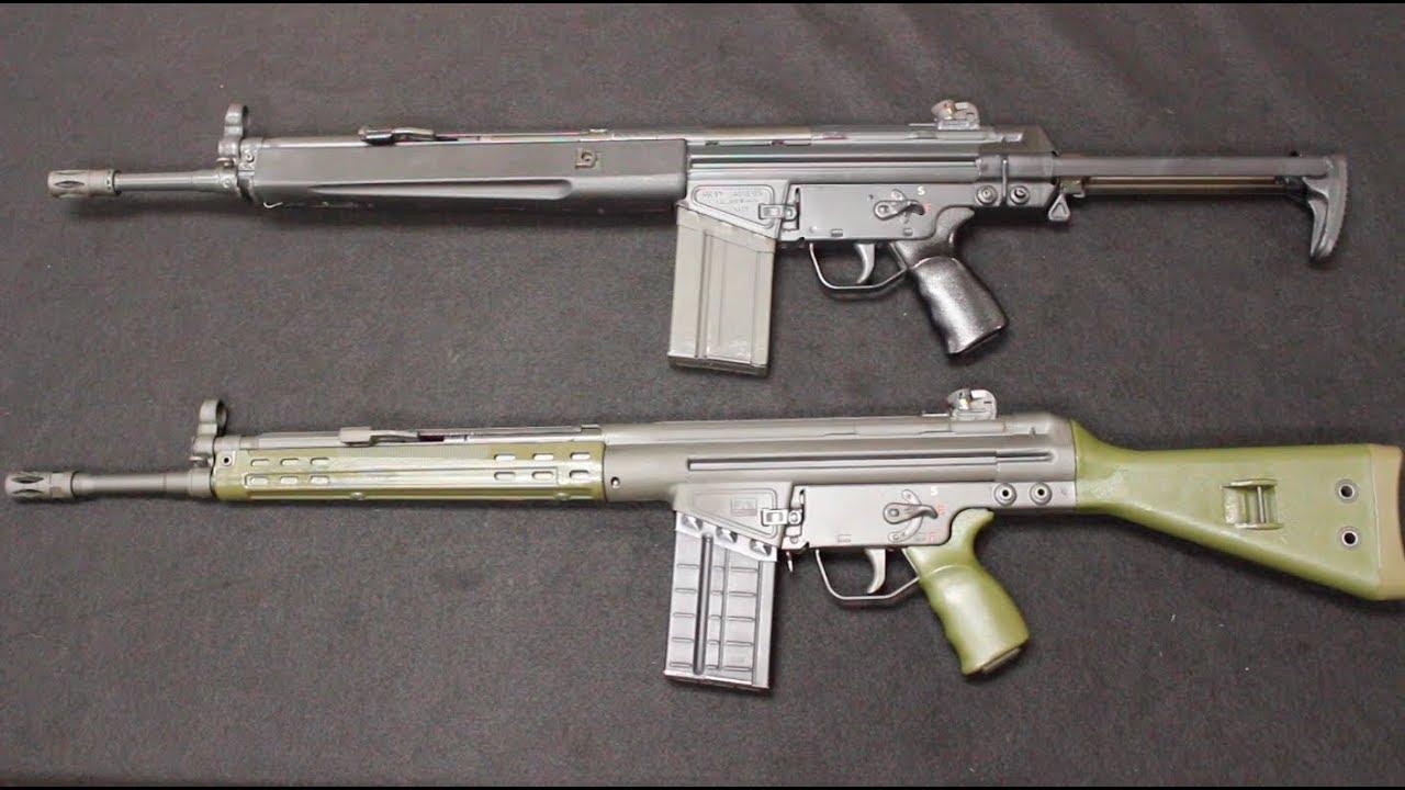 This is a table top review and comparison of the PTR 91 and the HK 91. 